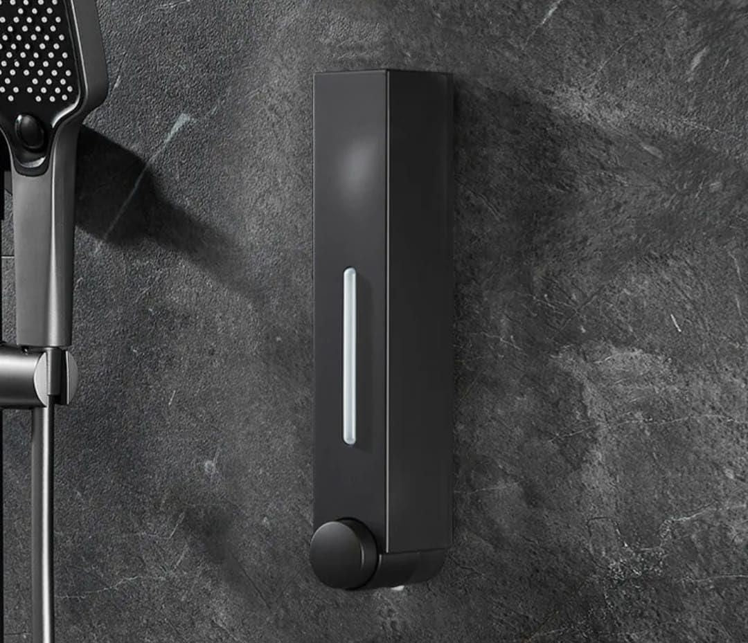 Wall Mounted Manual Push-Button Liquid Soap Dispenser - AllWorld Finds