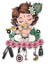 Krishna Wooden Keys Hanger - AllWorld Finds