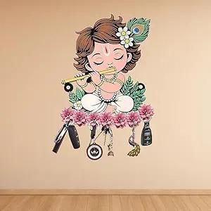 Krishna Wooden Keys Hanger - AllWorld Finds