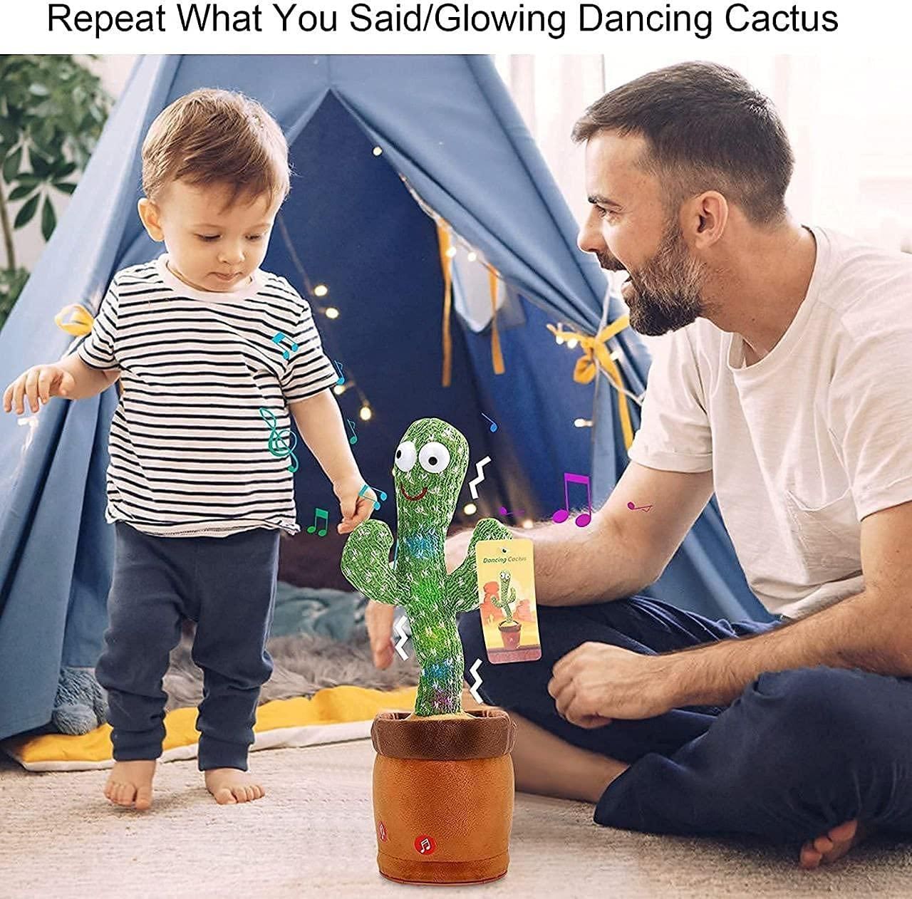 LED + Musical Dancing & Mimicry Cactus Toy Premium