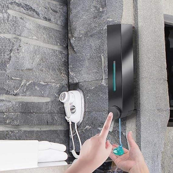 Wall Mounted Manual Push-Button Liquid Soap Dispenser - AllWorld Finds